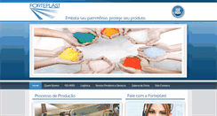 Desktop Screenshot of forteplast.com.br